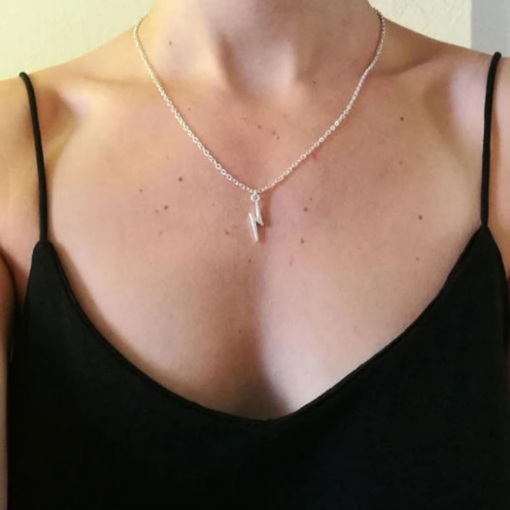 5/$24 Lightening Bolt Necklace - Picture 2 of 8